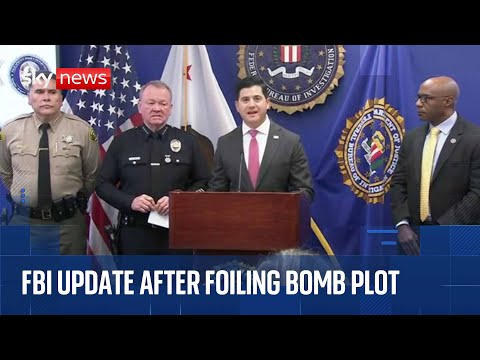 FBI news conference after foiling NYE terror plot in Los Angeles
