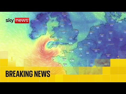 Track Storm Goretti as it approaches the UK