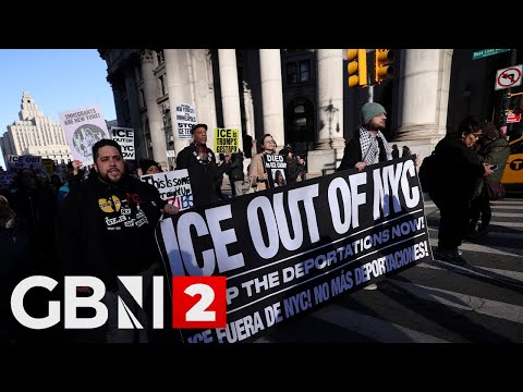 WATCH: New Yorkers hold protest against ICE in Lower Manhattan