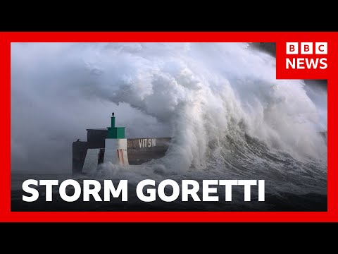 Storm Goretti ‘weather bomb’ hits UK, as rare ‘danger to life’ warning comes into force | BBC News