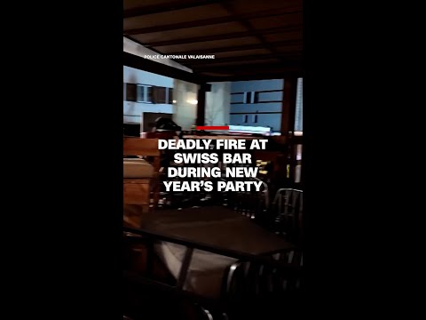Deadly fire at Swiss bar during New Year’s party