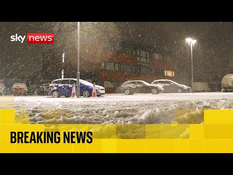 Storm Goretti latest as over 70,000 homes left without power | Sky News coverage