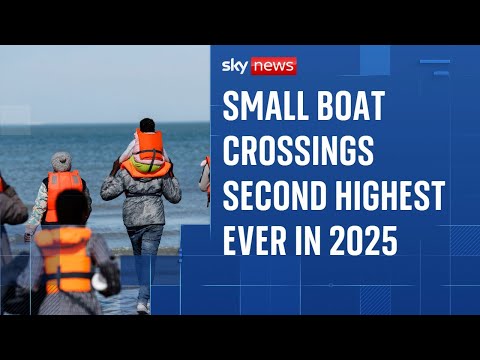 Figures show 41,000 migrants crossed Channel in 2025