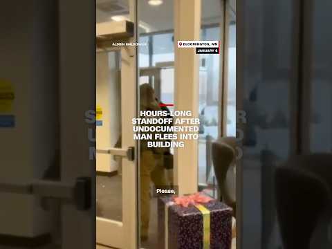 Hours-long standoff after undocumented man flees into building