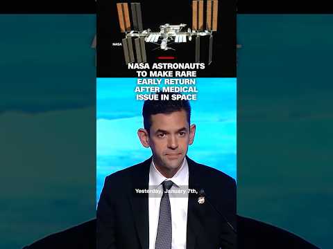 NASA astronauts to make rare early return after medical issue in space