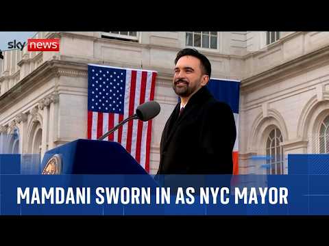 New York Mayor Mamdani vows to represent all New Yorkers