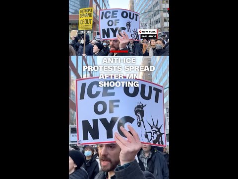 Anti-ICE protests spread after MN shooting