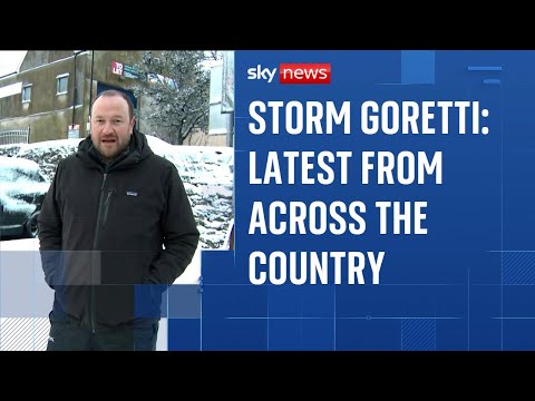 Storm Goretti: Updates from Sky’s reporters across the country