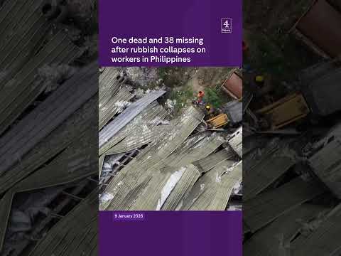 38 missing after rubbish falls on workers in Philippines