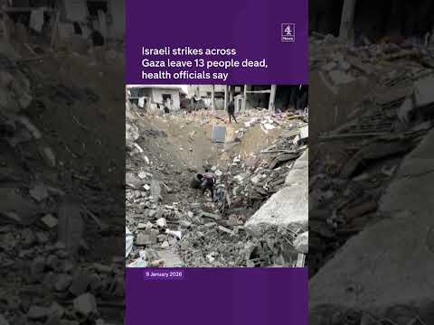 13 people killed in Israeli strikes on Gaza
