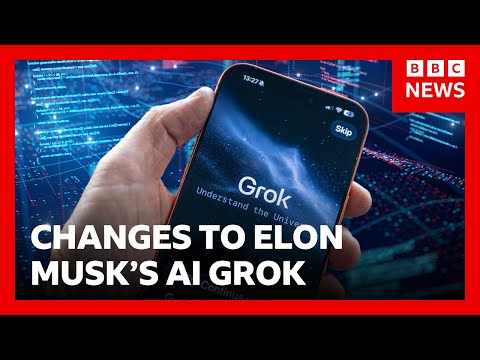 Elon Musk’s platform X limits Grok AI image edits to paid users | BBC News