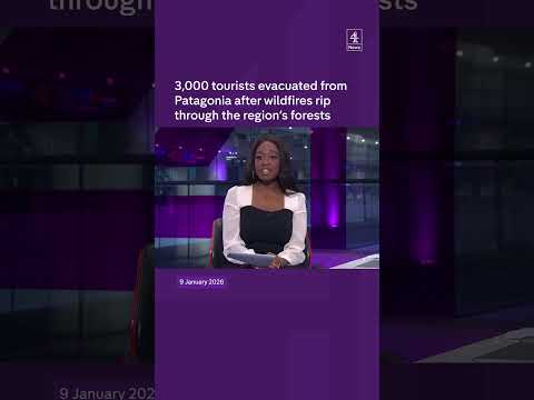 3,000 tourists evacuated from Patagonia after wildfires rip through the region’s forests