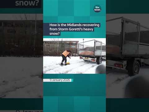 How is the Midlands recovering from Storm Goretti’s heavy snow? #itvnews