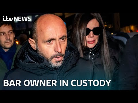 Owner of Swiss bar taken into custody by police following fire | ITV News