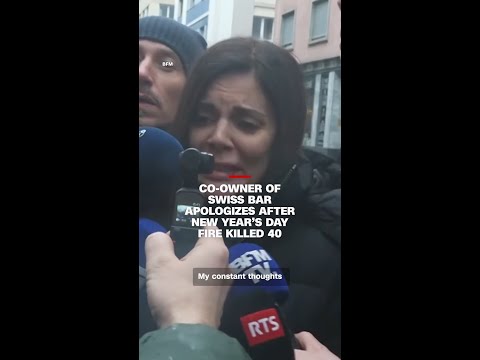 Co-owner of Swiss bar apologizes after New Year’s Day fire killed 40