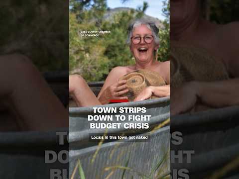 Town strips down to fight budget crisis