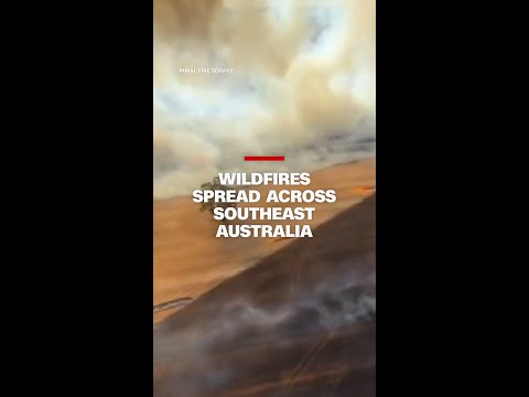 Wildfires spread across southeast Australia