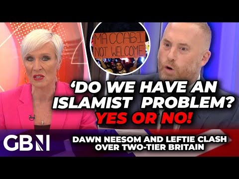 ‘YES or NO!’ Leftie CORNERED on Britain’s ‘Islamist problem’ in CLASH over two-tier Maccabi policing