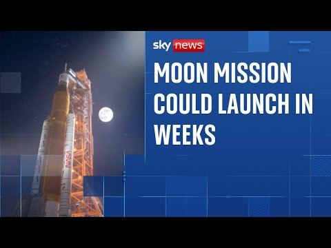 NASA mega-rocket for moon mission could launch in weeks