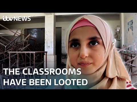 Returning to school after a civil war | ITV News