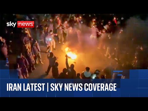 Trump says Iran ‘wants to negotiate’ as rights group says more than 500 killed | Sky News coverage