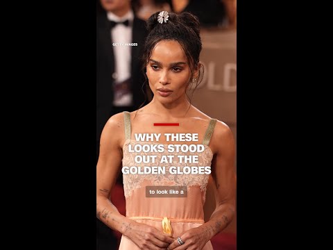 Which looks stood out at the Golden Globes