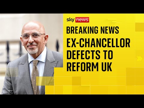 ‘Britain needs reform’: Nadhim Zahawi defects to Reform UK