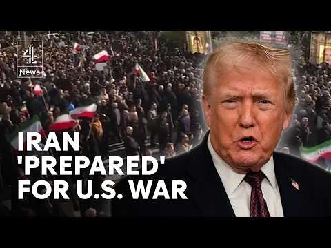 Iran ‘prepared’ for US war as Trump mulls intervention after deadly protests