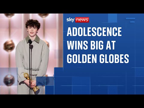 One Battle After Another and Adolescence big winners at the Golden Globes