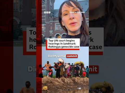 Landmark Rohingya genocide case against Myanmar heard at top UN court. #Myanmar #TheGambia #BBCNews