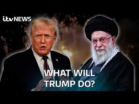 Hundreds killed in Iran as Trump announces new set of tariffs against the regime | ITV News