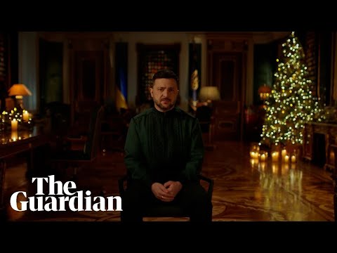 President Volodymyr Zelenskyy addresses Ukrainians on New Year’s Eve