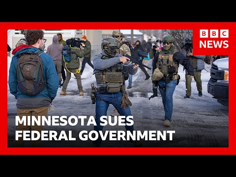 Minnesota sues Trump administration to block ICE agents deployment | BBC News