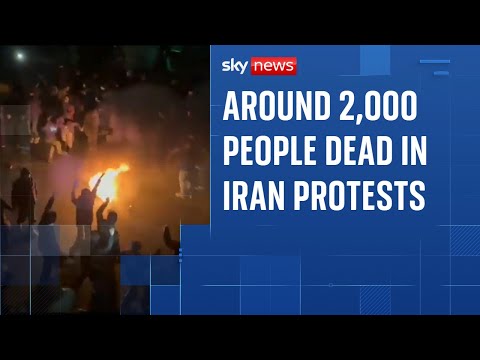 ‘Digital prison’ created by internet shutdown, Iranian journalist tells Sky News