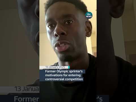 Former Olympic sprinter’s motivations for entering controversial competition #itvnews #enhancedgames