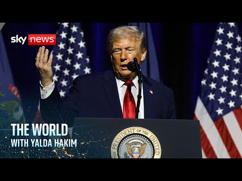 Trump tells Iranian protestors “help is on the way” | The World with Yalda Hakim