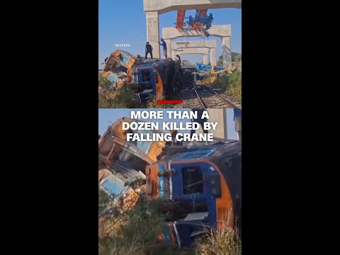 More than a dozen killed by falling crane