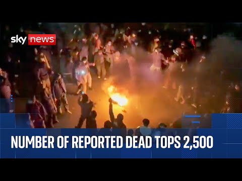 Trump makes Iran pledge as more than 2,000 protesters reported killed | Sky News coverage & analysis