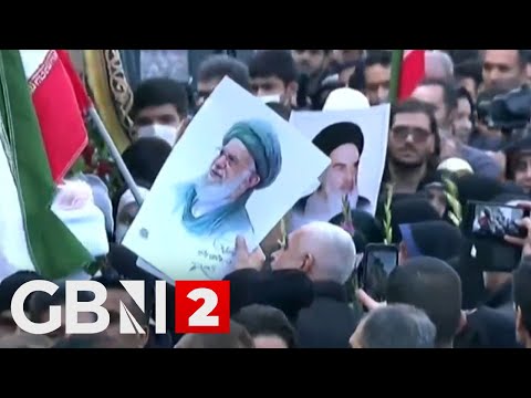WATCH: Mourners hold funeral procession outside of Tehran University