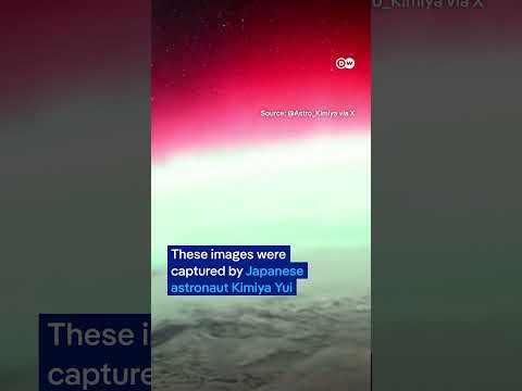 Astronaut captures Earth’s aurora seen from space | DW News