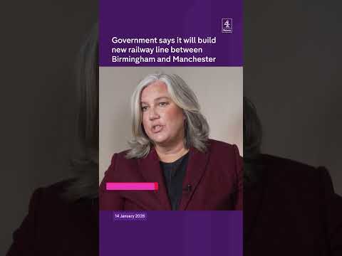 Government plans new railway from Birmingham to Manchester