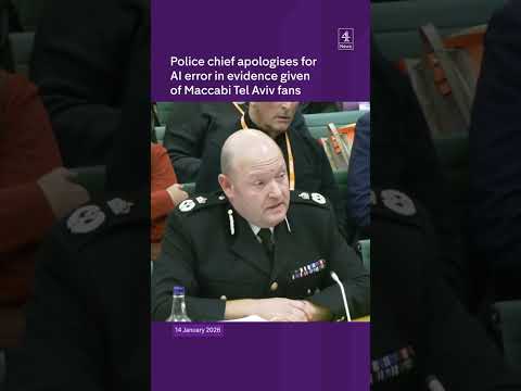 Police chief admits AI error on Maccabi fans