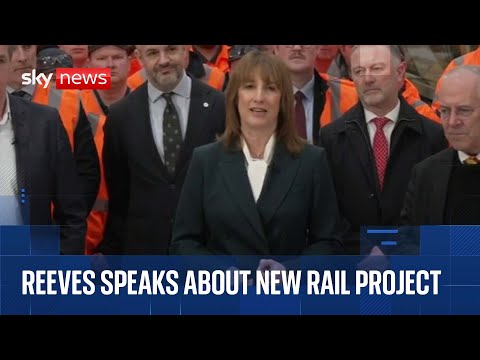Rachel Reeves holds Q&A as govt reveals plans for new Birmingham to Manchester rail line
