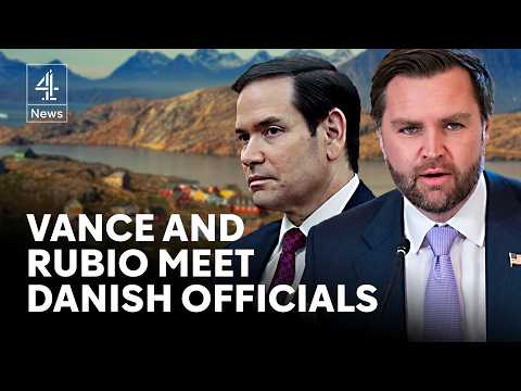Trump’s threats to ‘acquire’ Greenland as Vance and Rubio meet Danish and Greenland officials