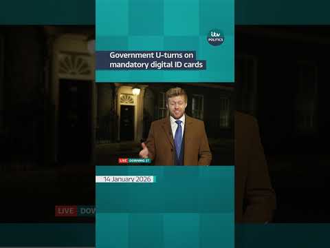 Government U-turns on mandatory digital ID cards #itvnews