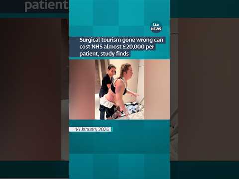 Surgical tourism gone wrong can cost NHS almost £20,000 per patient, study finds #itvnews #health
