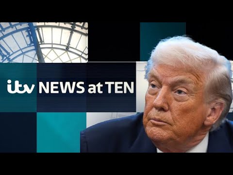 Watch News at Ten live as President Trump says killing of protesters in Iran has ‘stopped’