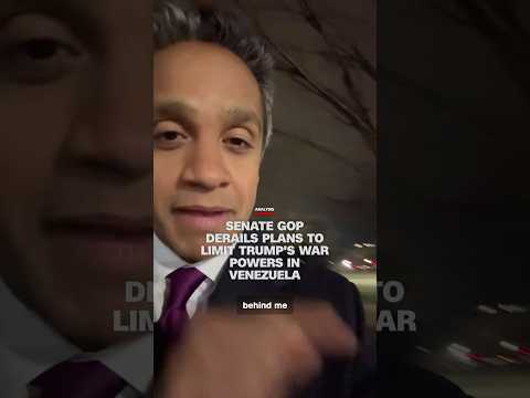 Senate GOP derails plans to limit Trump’s war powers in Venezuela