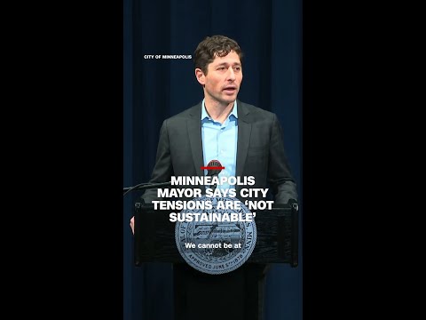 Minneapolis mayor says city tensions are ‘not sustainable’