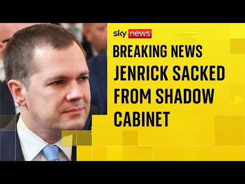 BREAKING: Robert Jenrick sacked from shadow cabinet after plot claim